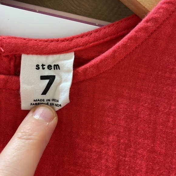 Stem Girls Organic Cotton Dress Size 7 - Picture 6 of 8